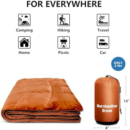 Camping Blanket Puffy Camp Blanket Large Outdoor Blanket