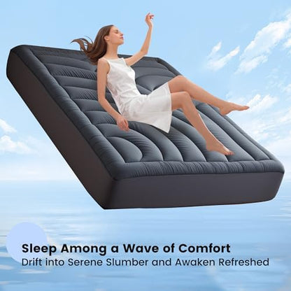 Waterproof Mattress Pad Twin, Quilted Fitted Twin Mattress Protector