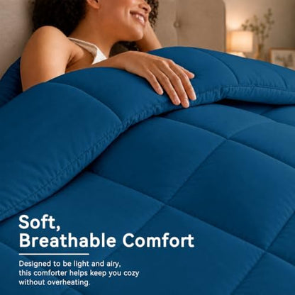 Anluoer Full Size Comforter Sets, 7 Piece Bed in a Bag Full Bedding Sets