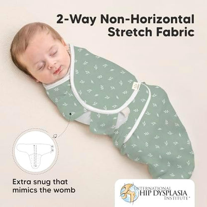 KeaBabies 3-Pack Organic Baby Swaddles for Newborns, Infant, Prairie, 0-3M