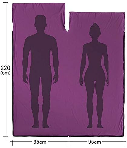 Sleeping Bag Liner,Travel Sheets & Adult Sleep Sack & Self Tan Sleep Sack for Backpacking,Hotel, Hostels, Lightweight Single Camping Sleep Pod