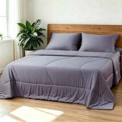 Bamboo Viscose Summer Comforter/Blanket King Size, 106 x 90 Inches