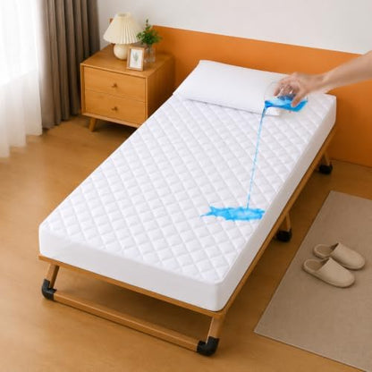 GRT RV Bunk Waterproof Mattress Pad, Hollow Cotton Mattress Protector