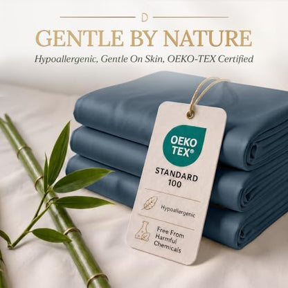 DECOLURE 100% Viscose Derived from Bamboo Sheets | 6 Pc Bed Set