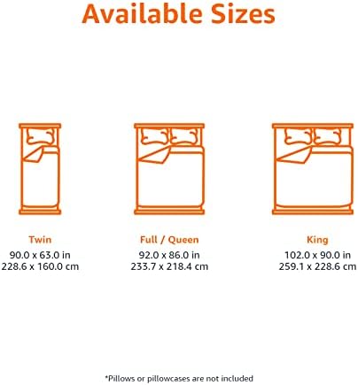 Amazon Basics Comforter Blanket, Reversible, Lightweight Microfiber, Machine Washable, All Season, Full/Queen, Black/Grey