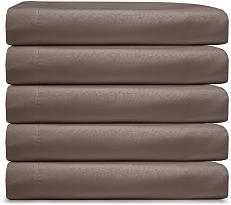 Clara Clark RV Queen Sheets, 6 Piece RV Sheets Set - Hotel Luxury Sheets for RV Bunks, Super Soft Bedding Set, Short Queen,Chocolate Brown