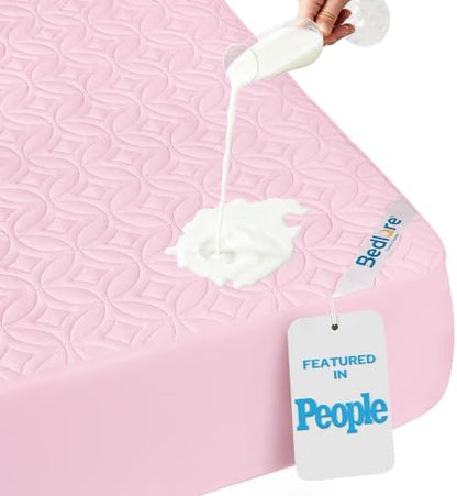 BEDLORE Waterproof Mattress Protector, Full Size Mattress Pad
