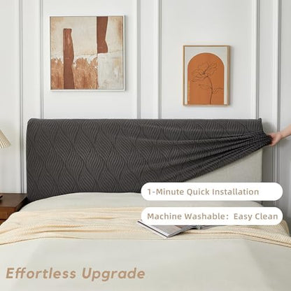 Bed Headboard Cover King, Stretch Head Board Slipcover Washable