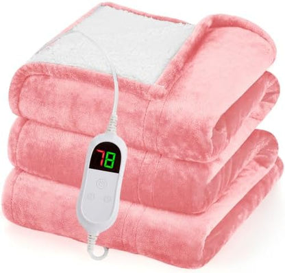 greenoak Heated Blanket Electric Throw Heating 50"X60",Gifts for Women
