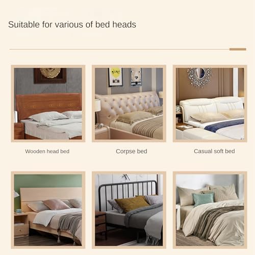 EFELIM Stretch Headboard Covers for Queen Cal King Size Bed Headboard Slipcover, Jacquard Bed Head Cover Dustproof Protector Cover for Bedroom Décor (Matcha,47.2in)