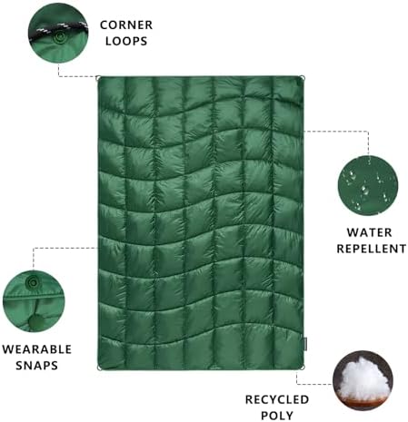 Camping Blanket Puffy Camp Blanket Large Outdoor Blanket