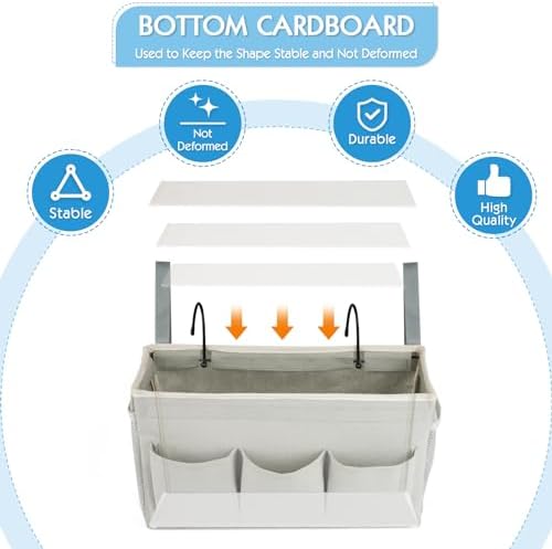 Bedside Caddy Bedside Storage Bag for Headboards/Bunk Bed