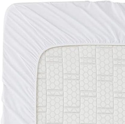 Clara Clark Bed Sheets, Premier 1800 Series 4 Piece Bed Sheet Set, Deep Pocket, Wrinkle, Fade, Stain Resistant, Luxury Soft Bedding Sheets & Pillowcases, Twin-XL, White