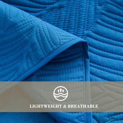 Exclusivo Mezcla Lightweight Full Queen Quilt Bedding Set, Soft Microfiber