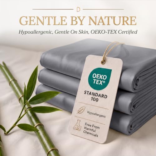 DECOLURE 100% Viscose Derived from Bamboo Sheets | 6 Pc Bed Set