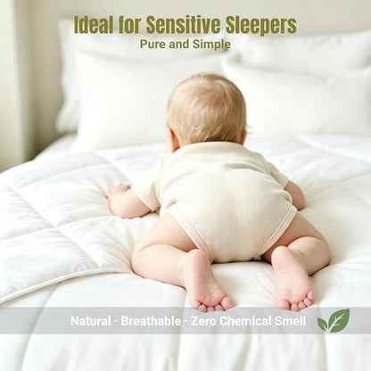 100% Australian Wool Comforter Twin Size-All Season Breathable Duvet Insert