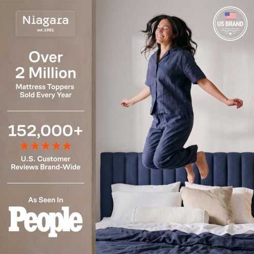Niagara Sleep Solution Full Ultra Soft Mattress Topper — Back Pain Relief