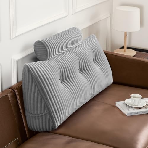 Z-hom Headboard Pillow, Wedge Backrest Cushion, Twin Size,ONE Roll Pillow