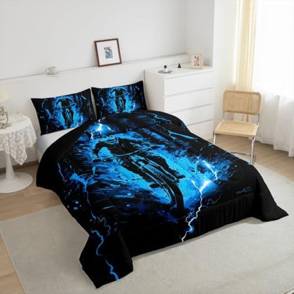 Feelyou Dirt Bike Kids Bedding Set Boys Girls Twin Size
