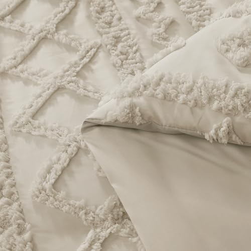 Oversized Queen Comforter Set- 7 Pieces Bed in a Bag Queen Bedding Sets