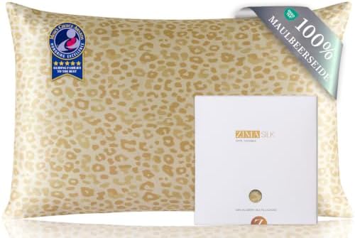 ZIMASILK 100% Pure Mulberry Silk Pillow Cases for Hair and Skin, Queen