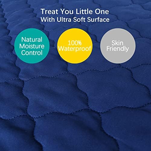 Crib Mattress Protector Sheets Fitted Waterproof Crib Mattress Pad Cover