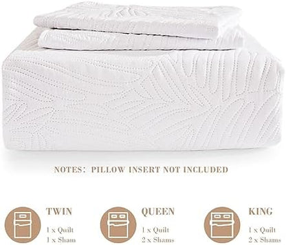 Exclusivo Mezcla Lightweight King Quilt Bedding Set, Soft Microfiber