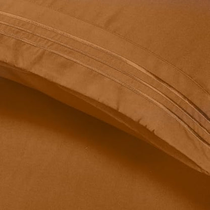 Elegant Comfort Luxury 4-Piece Bed Sheet Set - Luxury Bedding 1500 Premium Hotel Quality Microfiber, Wrinkle Resistant Cool & Breathable, Easy Elastic Fitted, King, Mocha