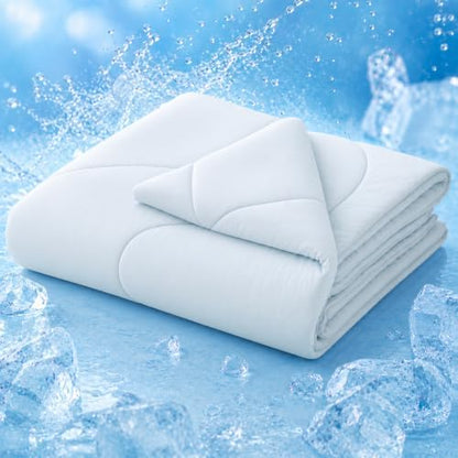 Cooling Comforter Queen Size Breathable Bamboo Summer Blanket