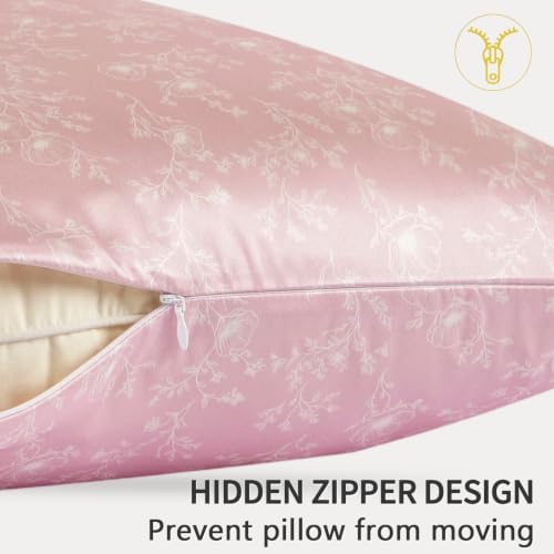 ZIMASILK 100% Pure Mulberry Silk Pillow Cases for Hair and Skin, King