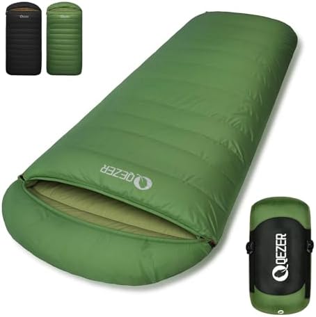 XL Down Sleeping Bag for Adults, 600 Fill Power Backpacking
