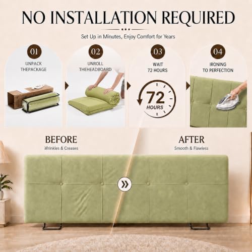 Queen Headboard with Adjustable Height