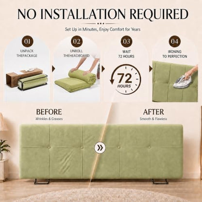 Queen Headboard with Adjustable Height