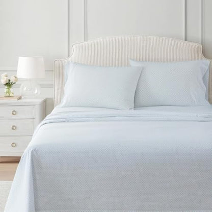 Martha Stewart - Queen Size Sheet Set with Fitted Sheet & Pillowcases