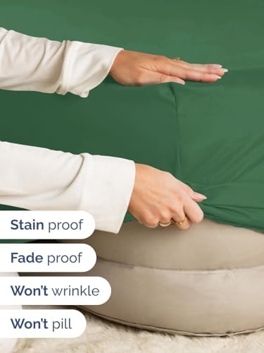 CGK Linens Extra Deep Queen Fitted Sheet Only - Emerald Green