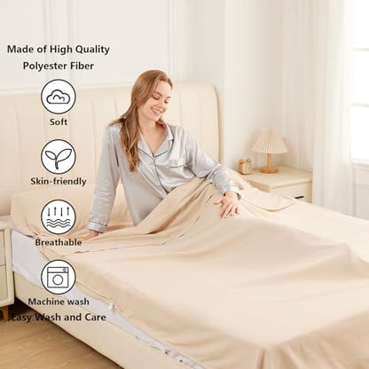Sleeping Bag Liner, Ultralight & Compact Travel Sheet for Hotel