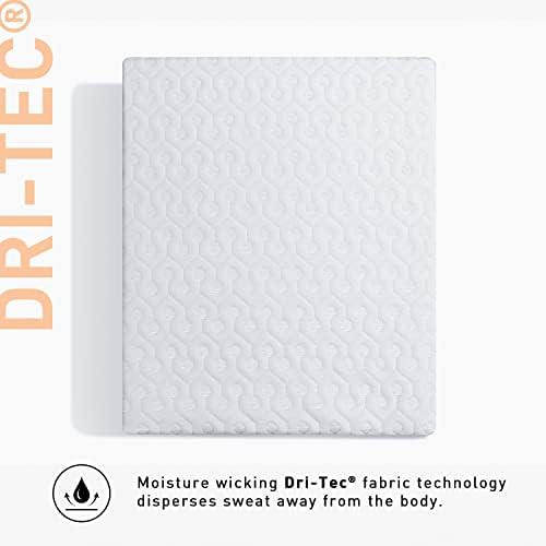 Bedgear Dri-Tec Waterproof Mattress Protector– Cooling Moisture-Wicking Mattress Cover | Breathable Noiseless Mattress Pad with Deep Pocket Fit up to 18" | Adjustable Base & Machine Washable - Queen