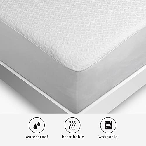 Bedgear Dri-Tec Waterproof Mattress Protector– Cooling Moisture-Wicking Mattress Cover | Breathable Noiseless Mattress Pad with Deep Pocket Fit up to 18" | Adjustable Base & Machine Washable - Full