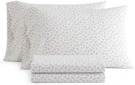 Martha Stewart - Queen Size Sheet Set with Fitted Sheet & Pillowcases