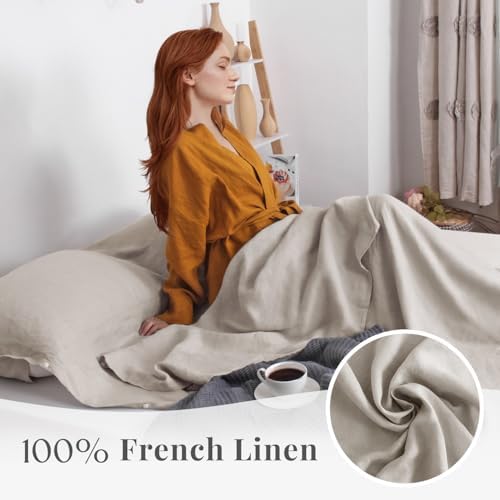 S VICTORY SYMBOL 100% Linen Portable Bed Sheet,Sleeping Bag Liner for Hotel and Travel,Sleep Sack Adult-Ultra Lightweight Backpacking with Zipper