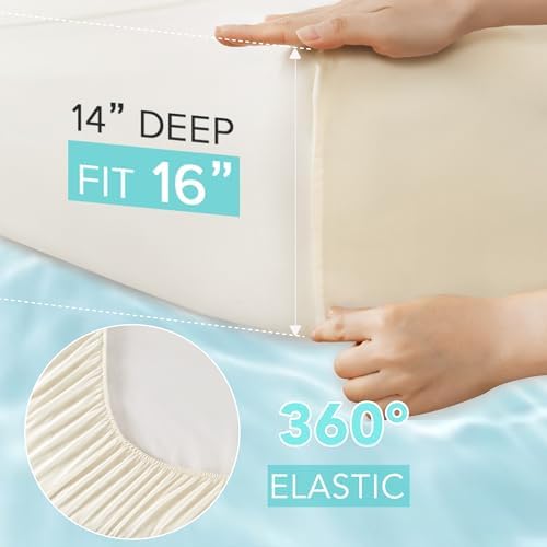 Comfort Spaces Coolmax Moisture Wicking Cooling Sheet Set, Full 4 Piece