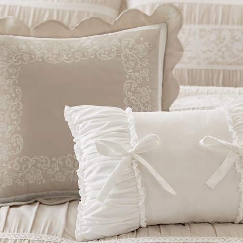 Madison Park Farmhouse Comforter Set, 5PC King Bedding Set