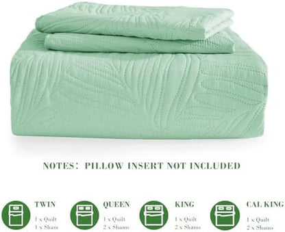 Exclusivo Mezcla 3-Piece Lightweight California King Quilt Bedding Set