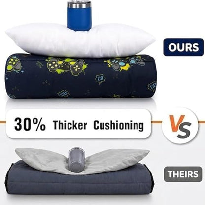 Primlect Toddler Nap Mat with Pillow, Thickened Extra Large Sleeping Bag