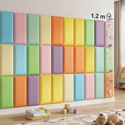 Hahafelt 24 Pack Wall Padding Headboard 15.75" x 7.87" x 1.18" Fresh Colors