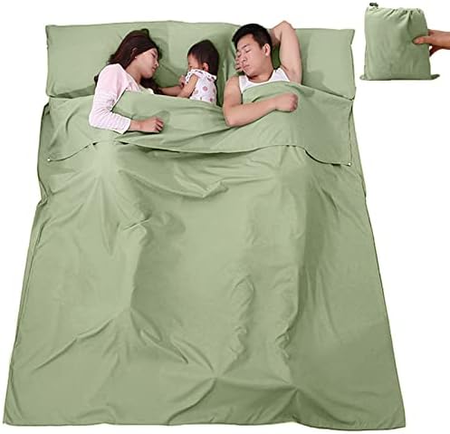 Sleeping Bag Liner, Lightweight Portable, Soft Travel and Camping Sheet, with Compact and Carry Bag, for Travel, Hotel