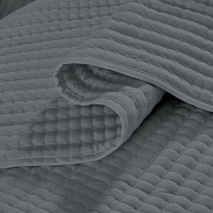 King Size Quilt-Lightweight Bedspreads Grey King Quilt Bedding Set