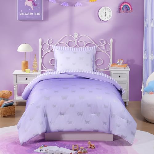 Twin Comforter Set with Sheets for Girls-5 Pieces Twin Bedding Sets