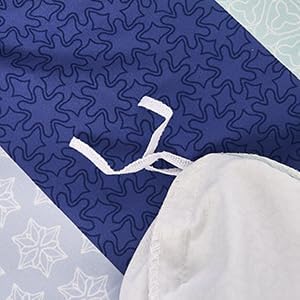 JSD Striped Sheet Set Twin Size, 3 Piece Soft Printed Microfiber Sheet Set Extra Deep Pocket