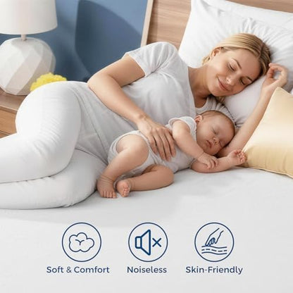 TASTELIFE 2-Pack Queen Waterproof Mattress Protector, Microfiber, 60"x80"